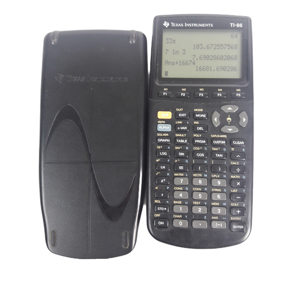 TI-86 Graphing Calculator with Cover - Tested and Working!